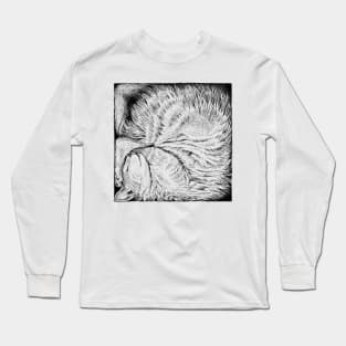 Favorite Spot Cat Sleeping in Box Long Sleeve T-Shirt